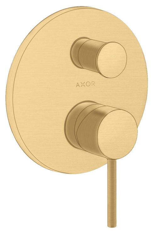 AXOR-HG-AXOR-Starck-Einhebel-Wannenmischer-Unterputz-mit-Pingriff-und-integrierter-Sicherungskombination-nach-EN1717-Brushed-Gold-Optic-10418250 gallery number 1